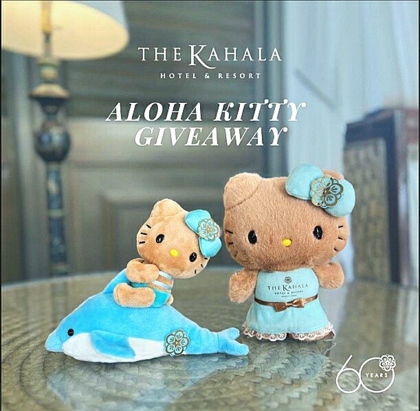 レア 新品 日焼けキティ ぬいぐるみ カハラホテル 60周年 ハワイ 限定