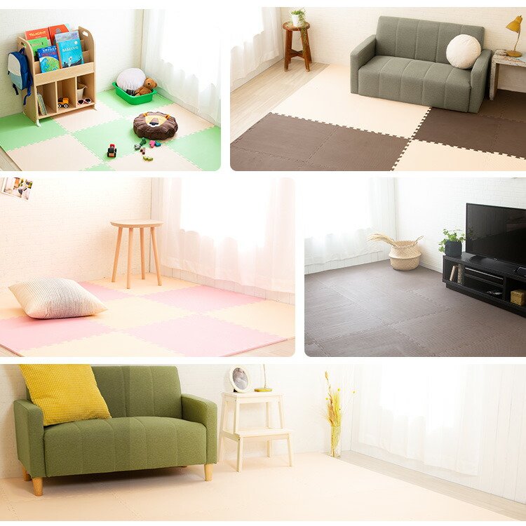 楽天市場】【16枚】ジョイントマット 大判 厚さ2cm 3畳 PEJTM-602