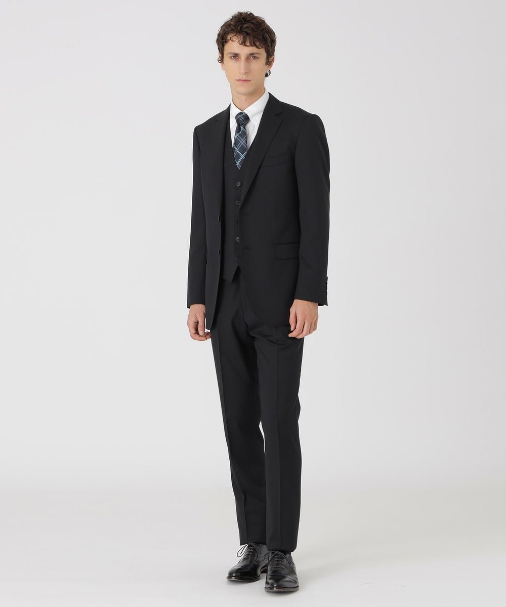 ブラックソリッドスリーピーススーツ（スーツ）｜BLACK LABEL