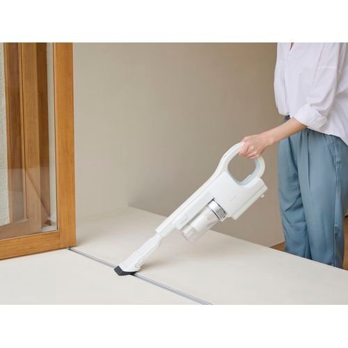 充電式サイクロンスティッククリーナー daspo SCD-190P-W アイリス