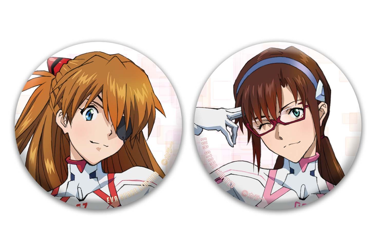 エヴァンゲリオン】アスカ ルミネ＆ニュウマン コラボ 缶バッジ LUMINE