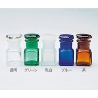 堀内製作所 薬瓶 8mL 茶 G－00 歯科・口腔外科用品 散薬瓶 1個