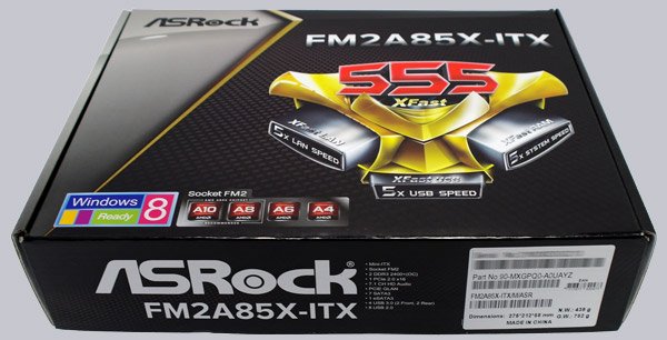 ASRock FM2A85X-ITX AMD Socket FM2 ITX Motherboard Review Result