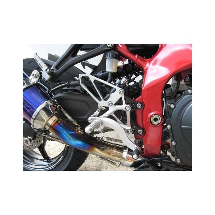 ハイパーバンク(シルバー)固定式 Ninja ZX-25R/ZX-4R｜バックステップ