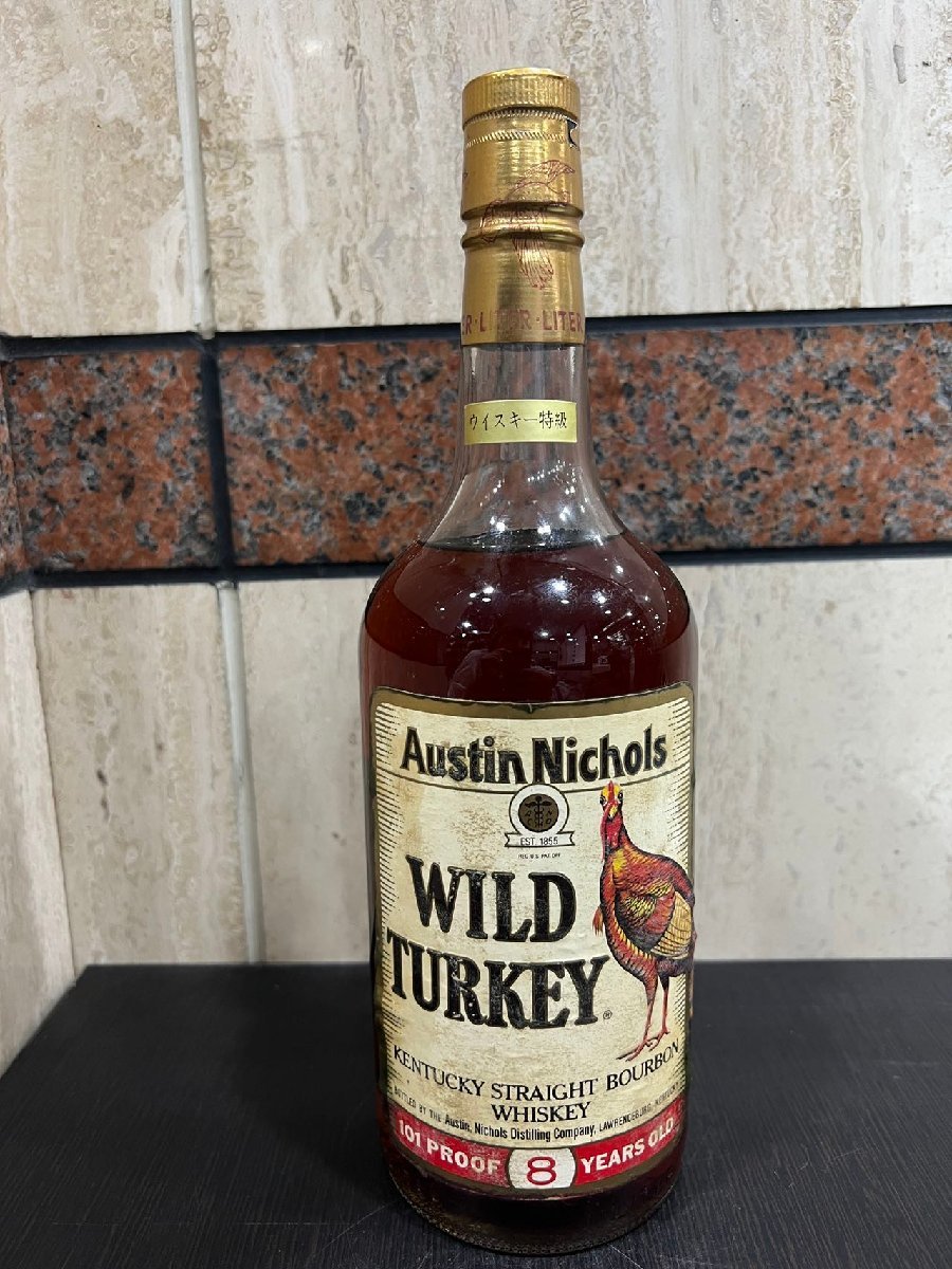 希少 レア 【未開栓】酒 WILD TURKEY 8年 ワイルドターキー バーボン