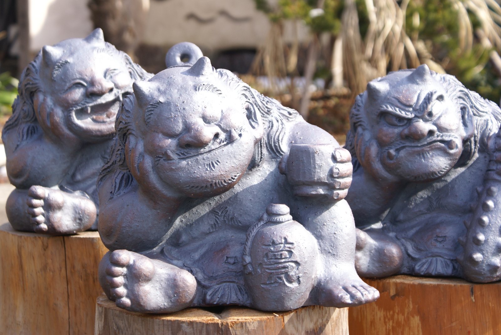 販売済み 安田瓦 鬼 置物 安田瓦鬼瓦（やすだかわらおにがわら