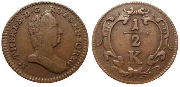 ½ Kreuzer - Maria Theresia - Austrian Empire – Numista