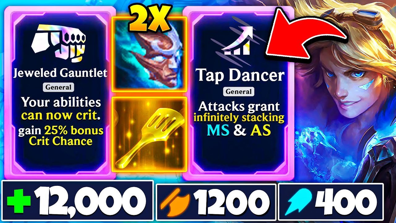 Ezreal, But His SPELLS CRIT — 1,200 AD + 12,000 HP + Double Twin