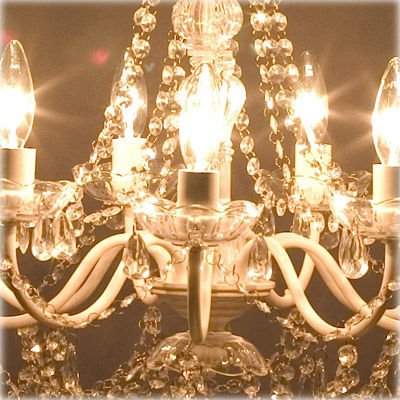LED電球対応】9灯 シャンデリア〈Juliette〉 2カラー展開 | LarumDeco