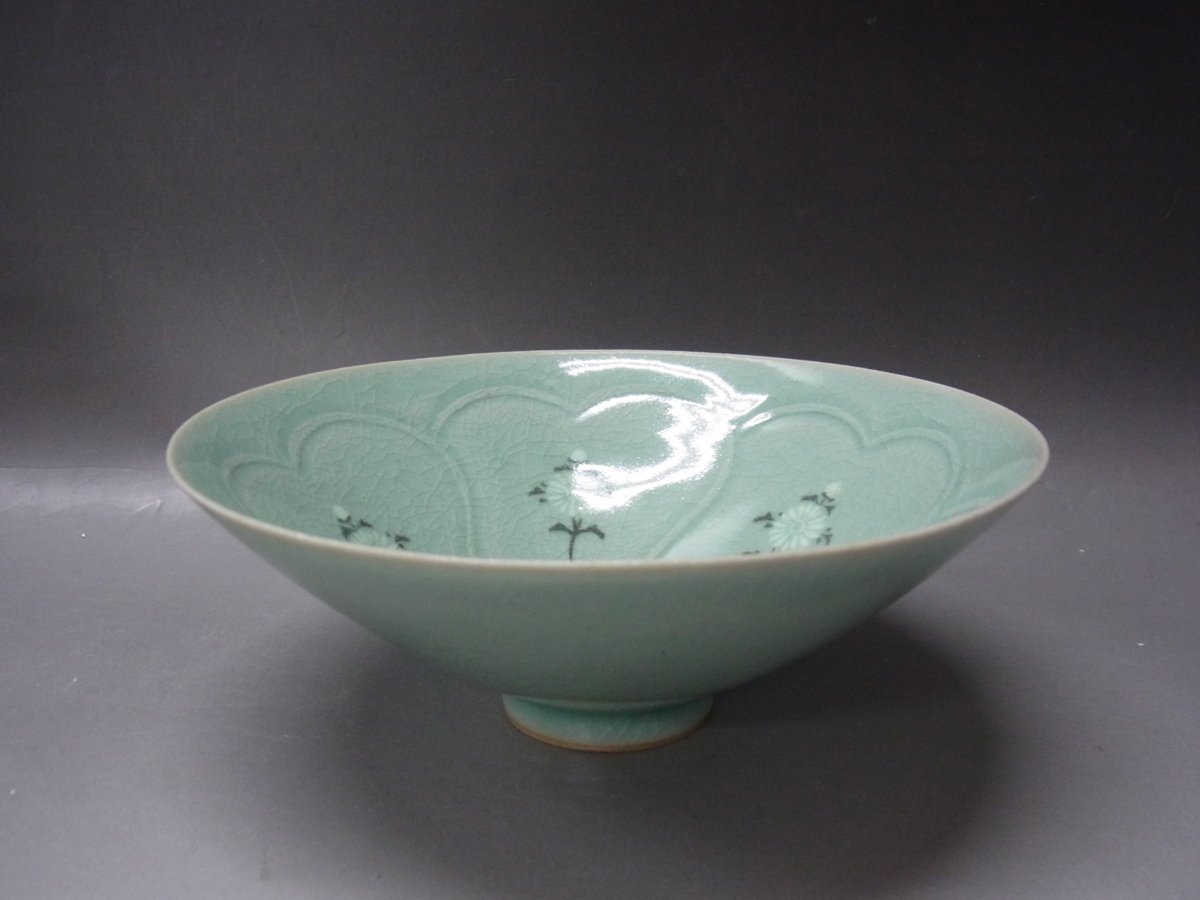 高麗青磁？平茶碗MA301