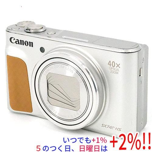 PowerShot 【中古】Canon製 SX740 HS シルバー 2030万画素
