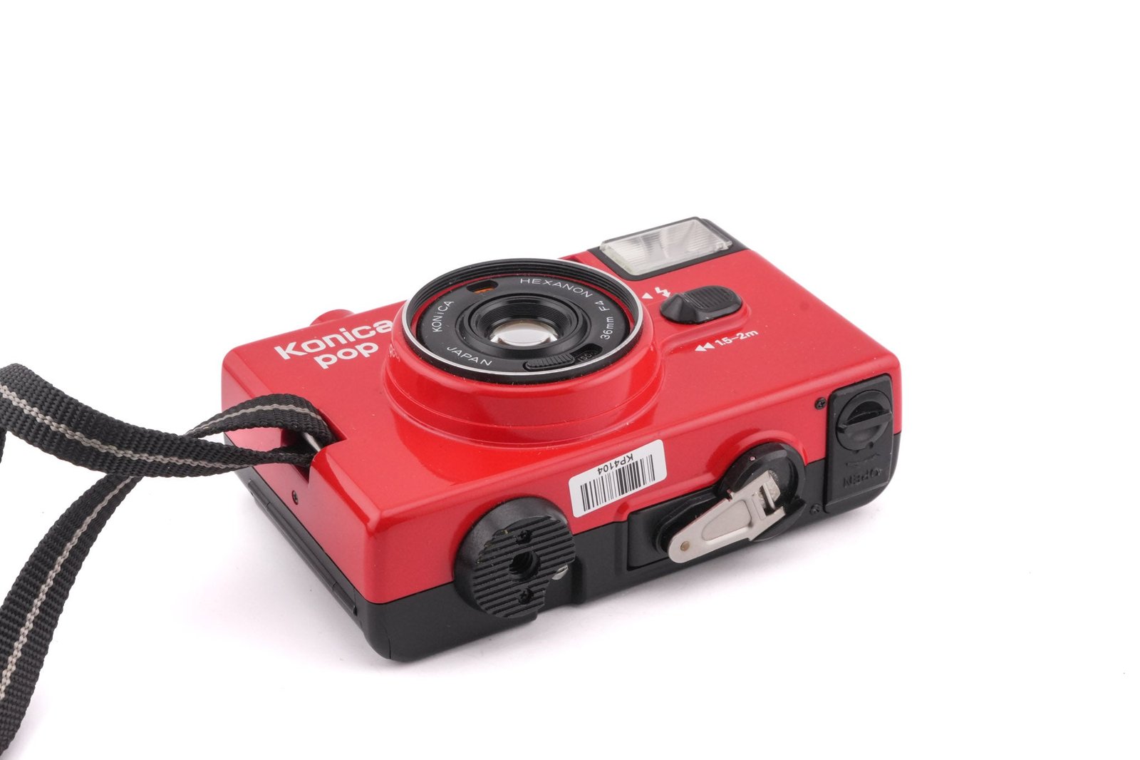 稀少 撮影可 コニカ POP EFJ の海外版 赤 konica フィルムカメラ