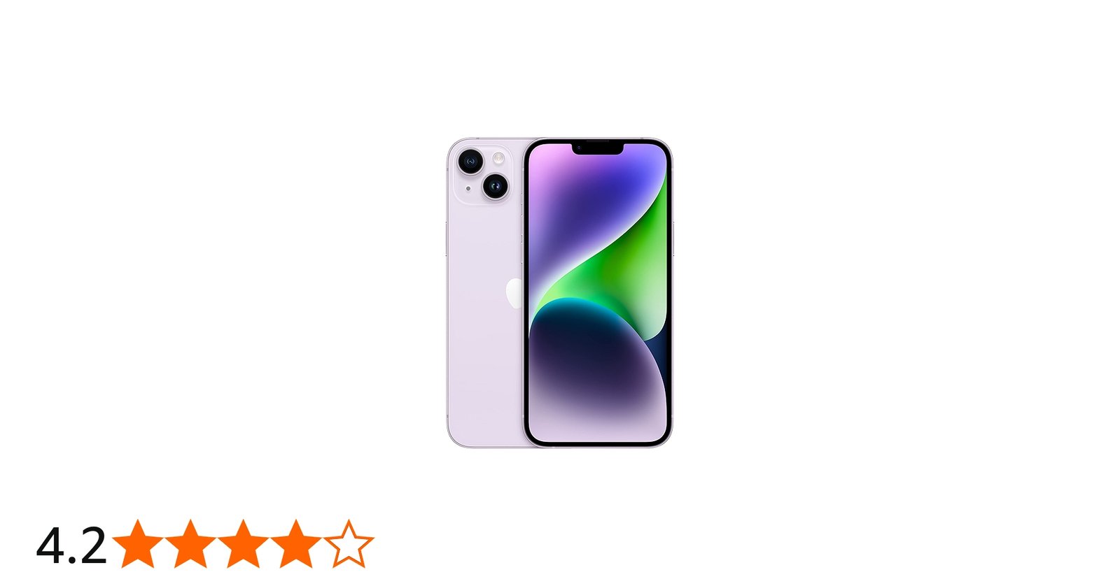 電池新品 iphone 14plus 256GB パープル SIMフリー 完動品 電池新品