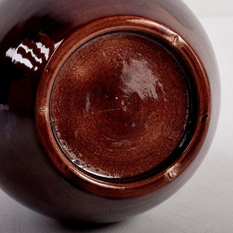 交趾焼 赤沢露石（修三）作 鶴首花入 花瓶 共箱 Z 8575 - メルカリ