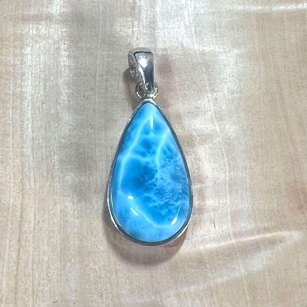 高品質　ラリマー　ペンダント　ネックレス　silver925 3-12 特別価格/高品質]ラリマーペンダントトップ（シルバー925） - 埼玉県