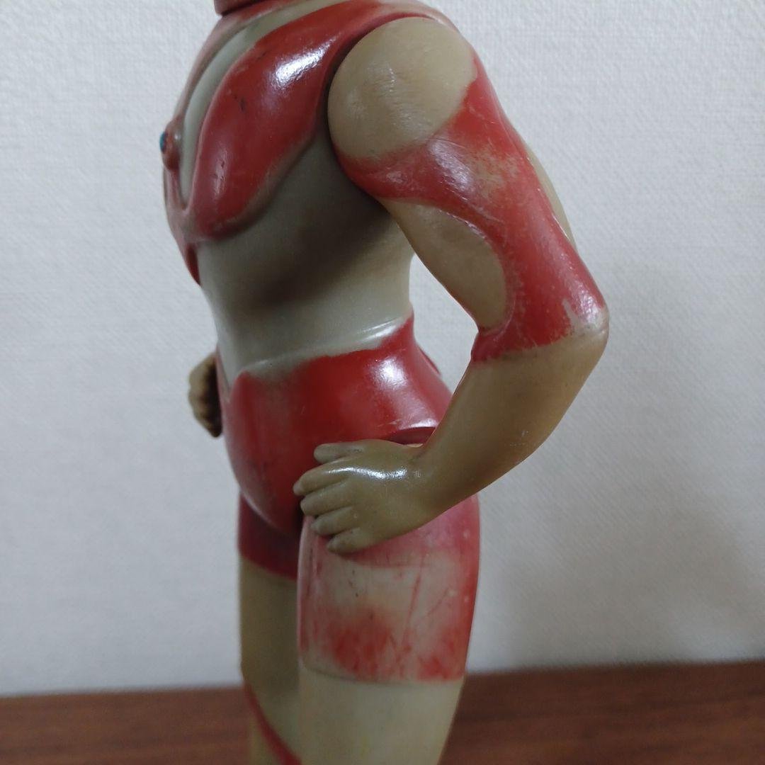 当時もの　希少ブルマァク製　285㎜「ウルトラマン」ソフビフィギュア