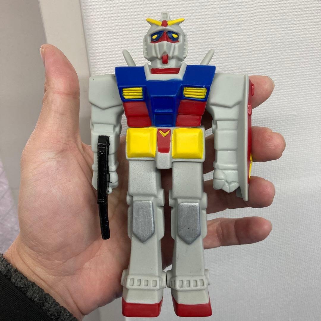 在庫最後★機動戦士ガンダム★クローバー ソフビ 高さ約16� 希少 彩色 在庫最後 ☆機動戦士ガンダム☆クローバー 高さ約16㎝ ピンク 希少 昭和