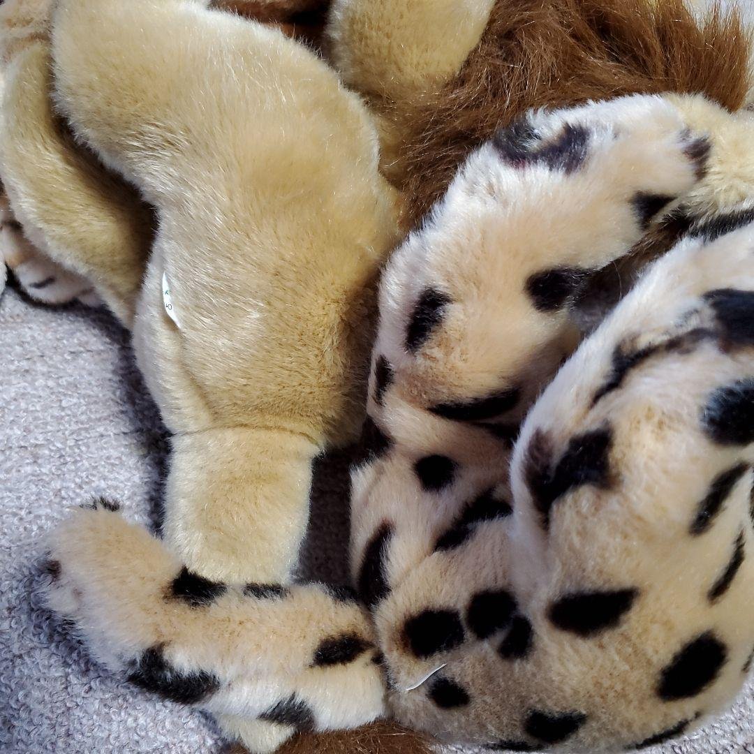 ライオン・トラ・ヒョウ ぬいぐるみセット