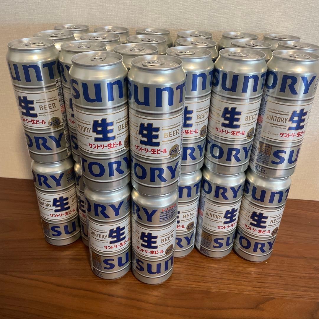 サントリー 生ビール 500ml 40本 お酒 ビール サントリー 生ビール 500ml ケース (24本入り) ((お