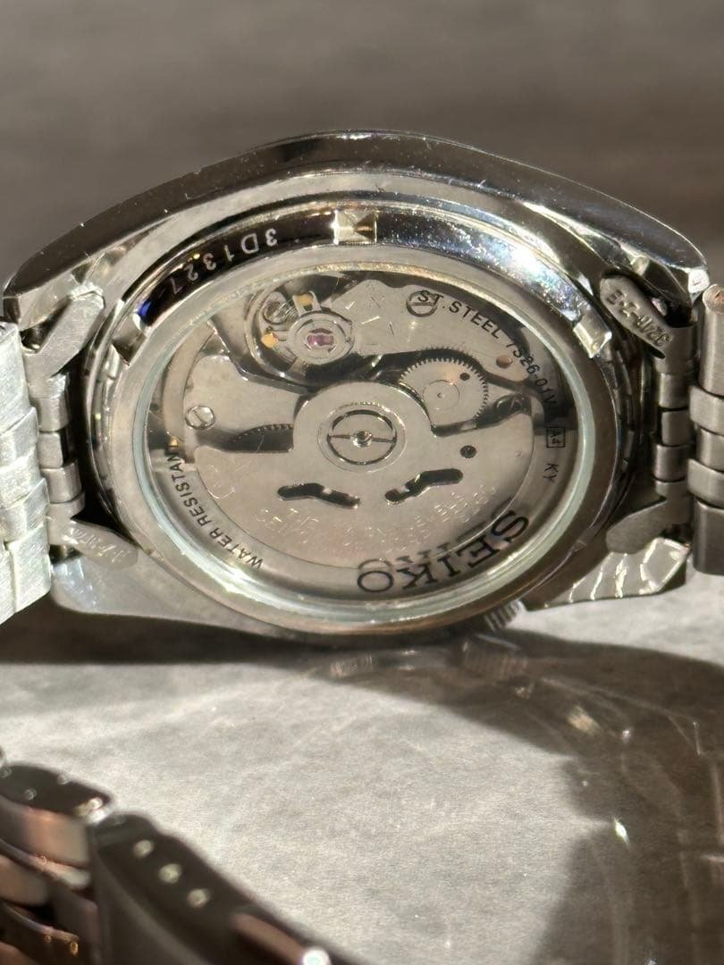 SEIKO5 腕時計　自動巻き　セイコー5 裏スケ SNK361K1 7S26