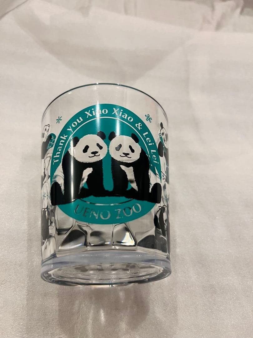 上野動物園　パンダ　シャオシャオ・レイレイぬいぐるみ　タンブラー