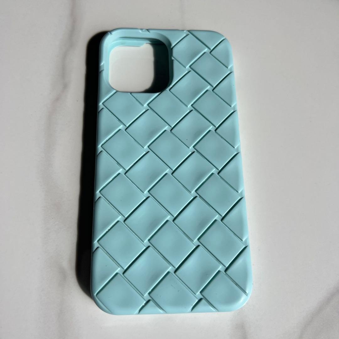 ボッテガヴェネタ 】iPhone13 Pro max シリコンケース ブルー ボッテガ