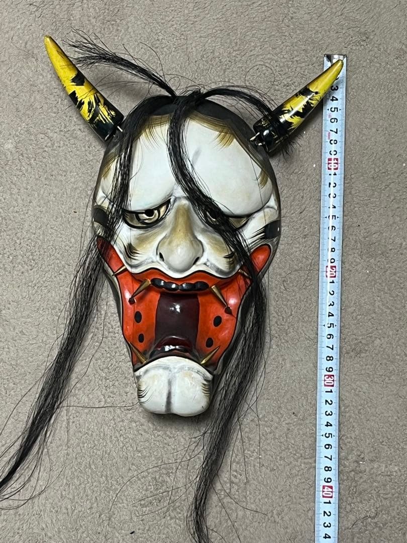 石見神楽面 、般若約35cm 日下義明之作 石見神楽面 、般若約35cm 日下義明之作