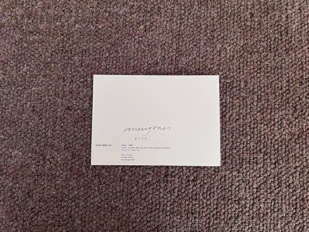 アレン・ジョーンズ Allen Jones post card