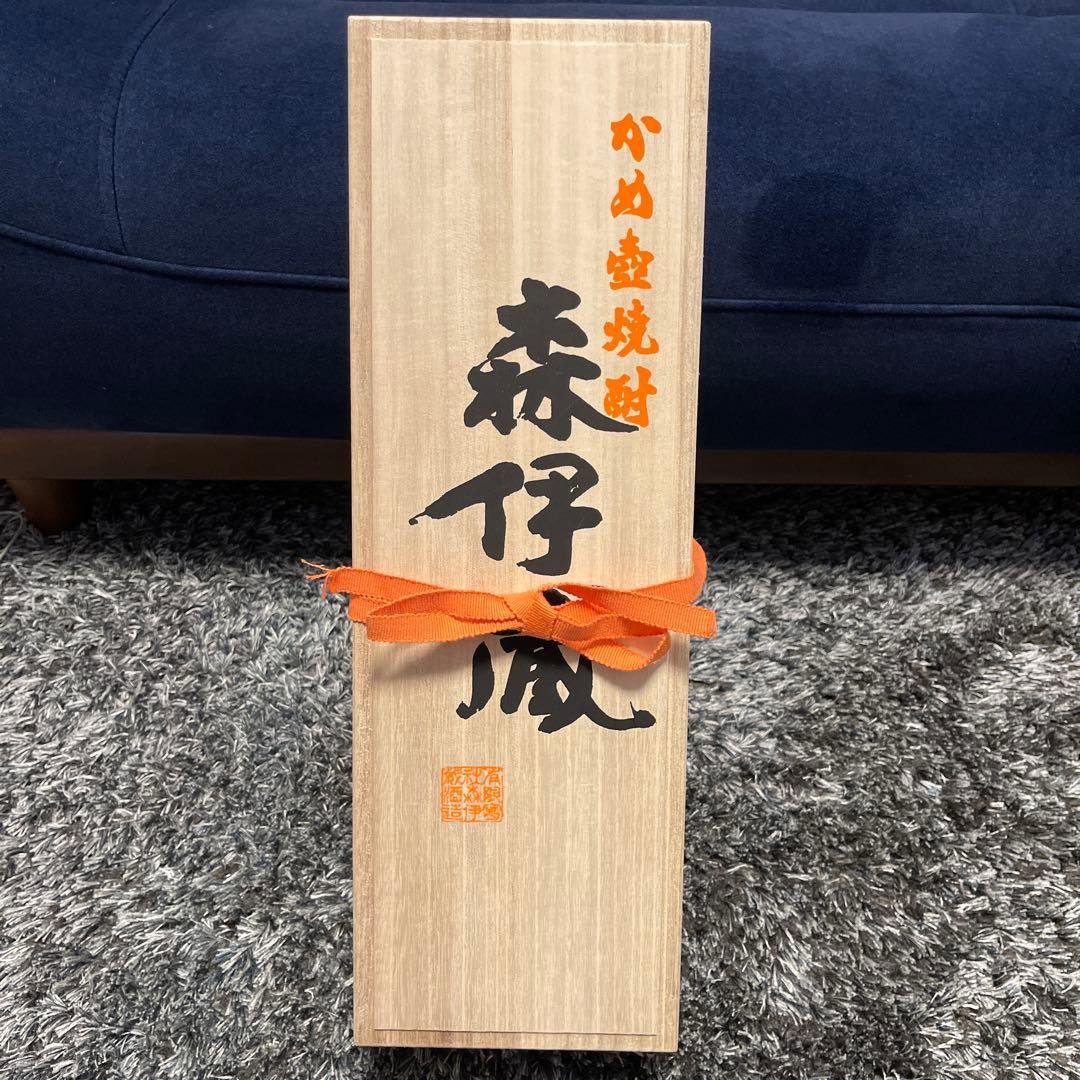 森伊蔵 かめ壺焼酎 木箱入り　1800ml 森伊蔵 さつま名産 本格芋焼酎 25% 1800ml かめ壺焼酎 箱なし 焼酎