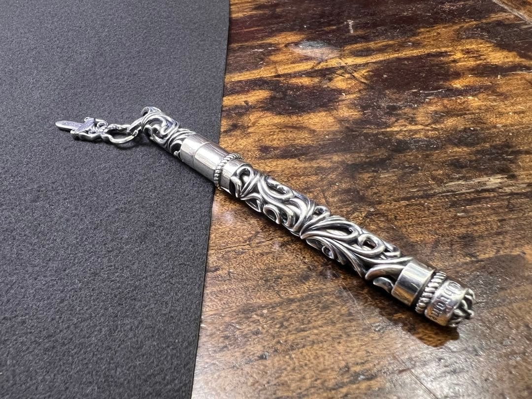 S925刻印有：重厚シルバーペンダントとしても使えるペン　SZB006 S925刻印有：重厚シルバーペンダントとしても使えるペン SZB006