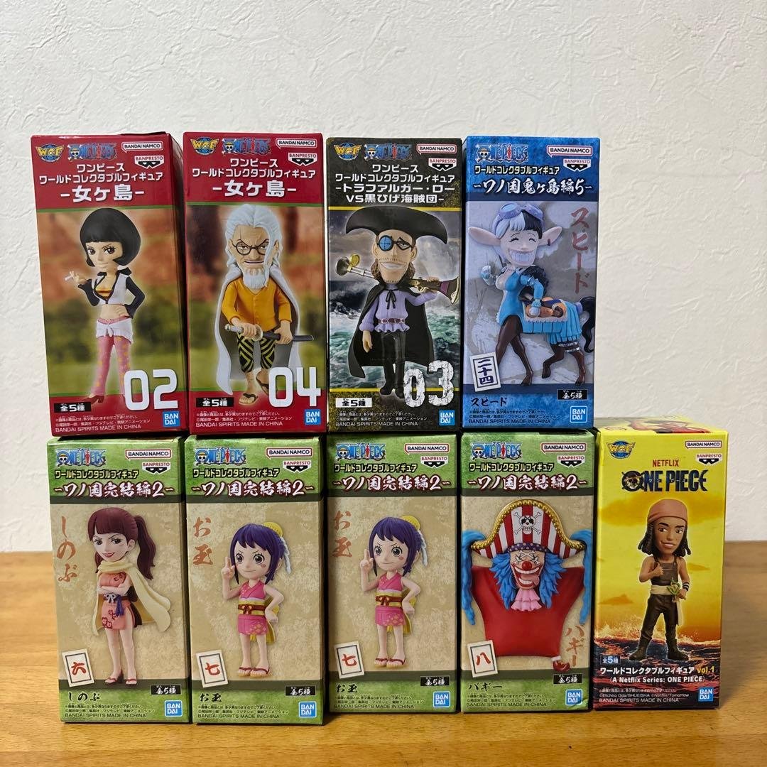 ワンピースフィギュアワールドコレクタブルフィギュアまとめ売り体