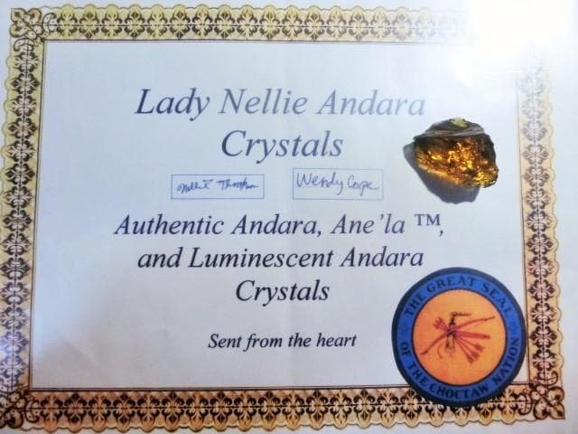 【アンダラ クリスタル】ブラウン アースキーパー アンダラ クリスタル】ブラウン アースキーパー 希少＞アンダラ